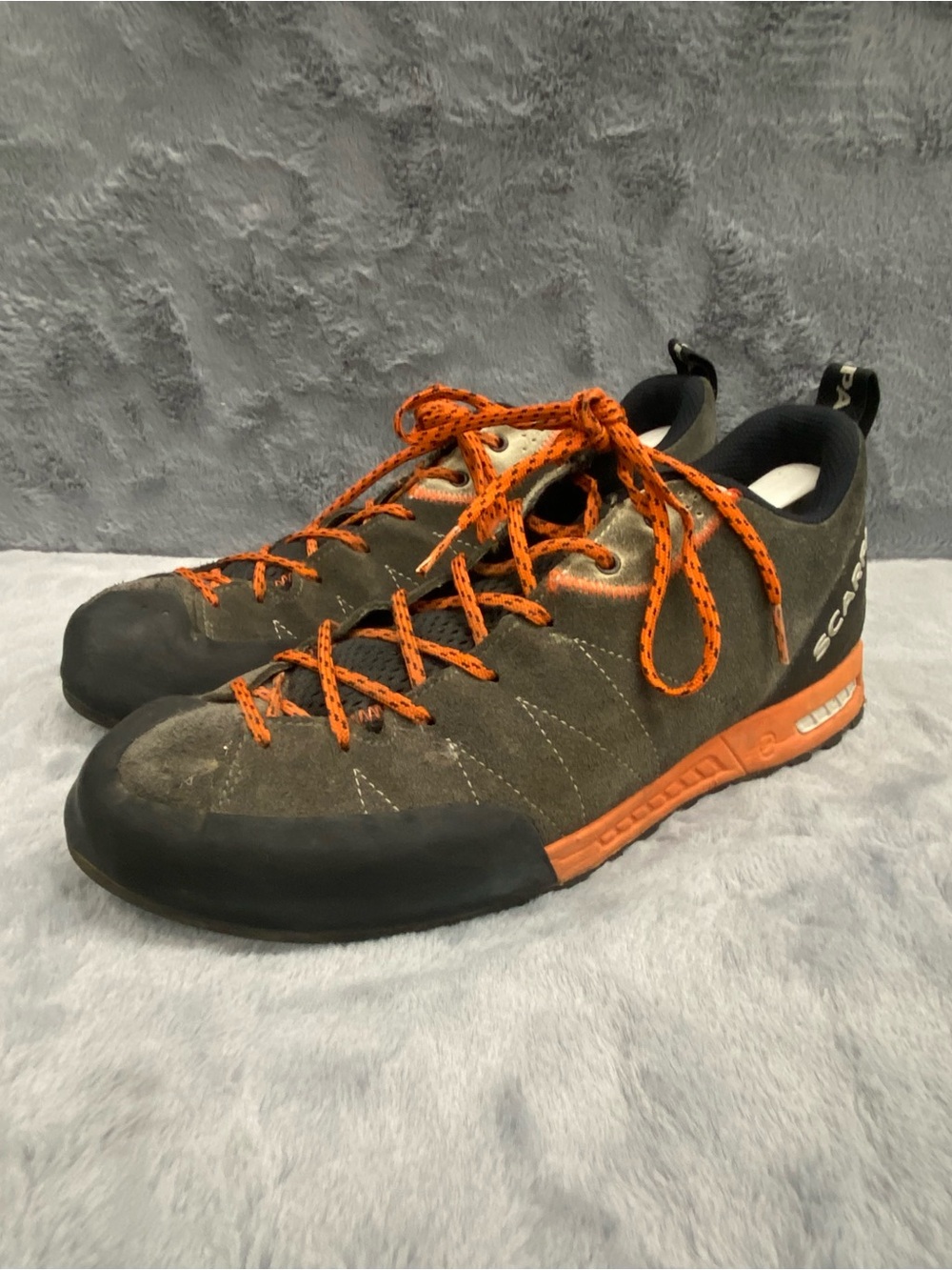 Scarpa Gecko Lite Climbing Hiking Trail Shoes Men’s 10.5 Women’s 9.5 Gray Black